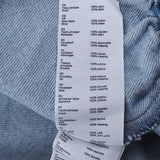 Maje Blaue, mit Nieten verzierte, kurze Jeansjacke für Damen, Größe 40, FR 12, UK 8, US MFPBL00545