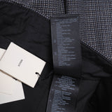 Sandro Men's Grey Houndstooth 100% Wool Trousers Size 38 FR 30 US SHPPA00919