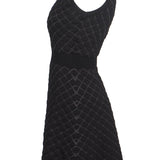 Sandro Women's Black Knit Quilted Short Dress Size 34 FR 6 UK 2 US SFPRO01363