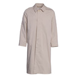 Sandro Paris Men's Beige Cotton Long Coat Size S SHPMA00347