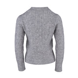 Sandro Women's Grey Knitted Mohair Blend Sweater Size 38 FR 10 UK 6 US S2741H