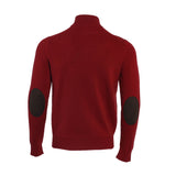 Hackett London Top Sweater Knit Zip Up Wool Red Size S HM702877