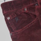 Hackett London Men's Burgundy Corduroy Trousers Size 32L HM212357