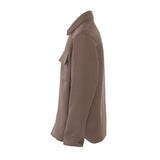 Sandro Paris Men's Khaki Virgin Wool Blend Overshirt Jacket Size XL SHPBL00963