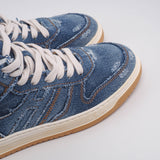 Hogan Men's Blue H630 Basket Jeans Sneakers Size 42 EU 8 UK 9.5 US