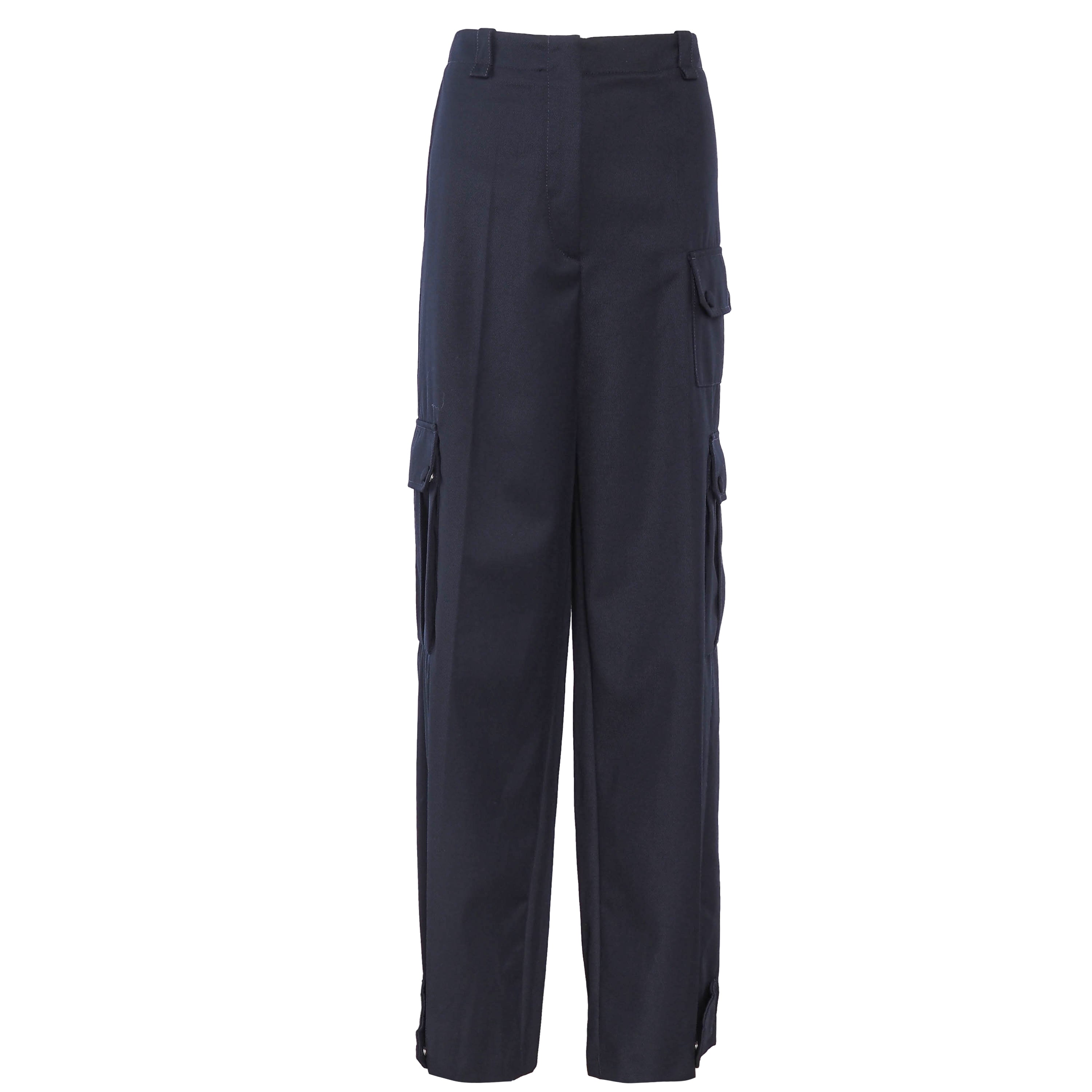 Sandro Women's Navy Cargo Trousers Size 38 FR 10 UK 6 US SFPPA01509