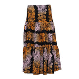 Sandro Women's Multicolor Floral Midi Skirt Size 38 FR 10 UK 6 US SFPJU00847