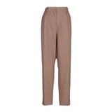 Maje Women's Brown Tailored Wool Blend Trousers Size 40 FR 12 UK 8 US MFPPA00431