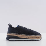 Hogan Women's Navy R318 Allacciato Sfoderato FXZ Sneakers Size 40 EU 7 UK 10 US