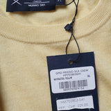 Hackett London Men's Yellow Crew Neck Wool & Silk Blend Sweater Size XL HM702803