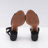 Maje Schwarze Wildleder-Pumps mit Nieten für Damen, Größe 37 EU / 4 UK / 6,5 US