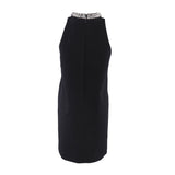 Sandro Paris Women's Black Rhinestone Dress Size 38 FR 10 UK 6 US SFPRO03776