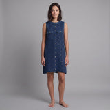 Sandro Women's Blue Sequins Tweed Short Dress Size 36 FR 8 UK 4 US SFPRO03474