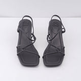 Sandro Women's Black Strappy Heeled Sandals Size 36 EU 3 UK 6 US SFACH00937