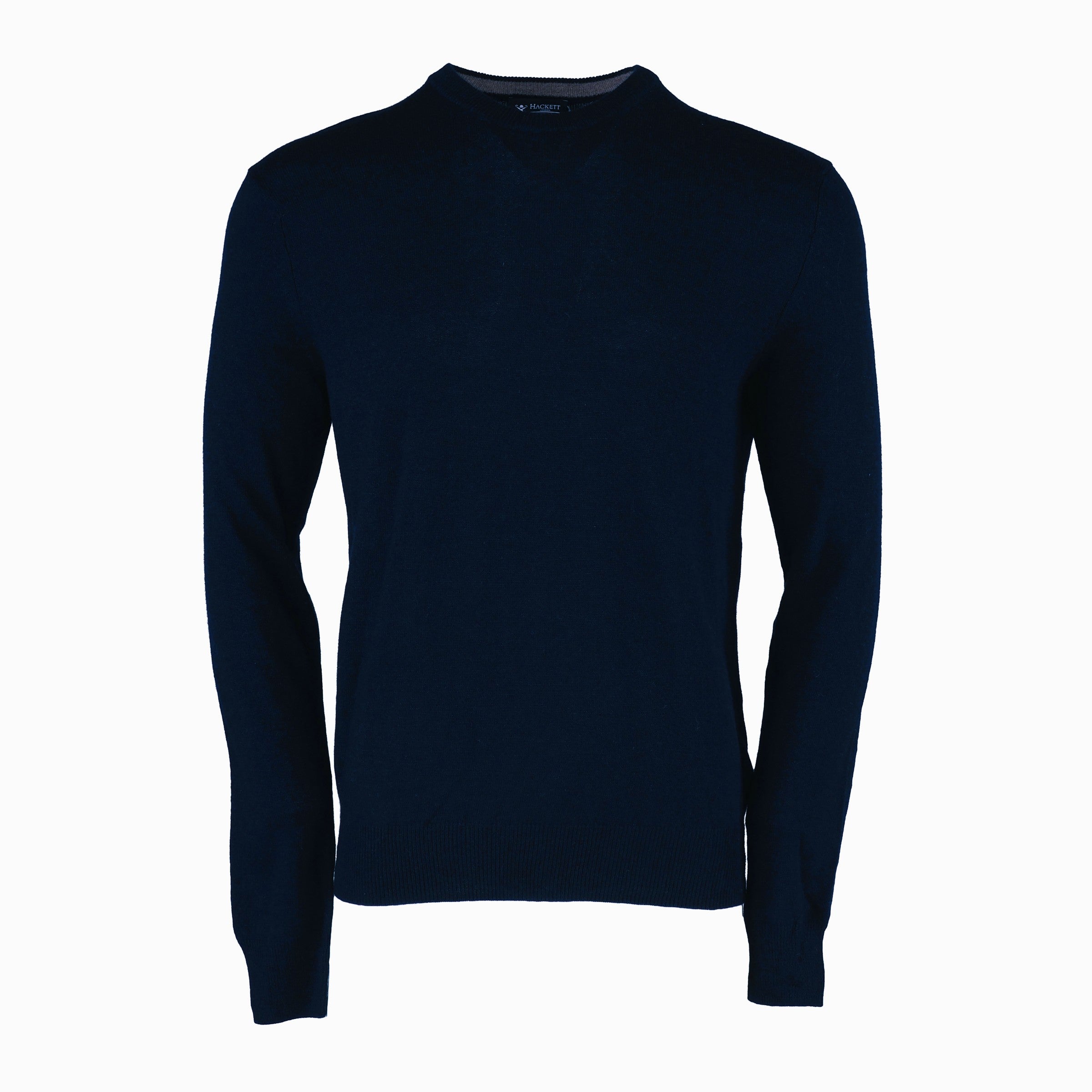 Hackett London Men's Navy Knit Crew Neck Cashmere Blend Sweater Size S HM702831