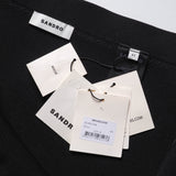 Sandro Women's Black Rhinestone Midi Skirt Size 42 FR 14 UK 10 US SFPJU01011