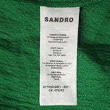 Sandro Damen-Langkleid in Grün mit Strasssteinen, Größe 34 FR, 6 UK, 2 US, SFPRO02951