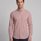 Hackett London Men's Checked Red Shirt Size S Check HM309210