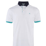 Hackett London Weißes Herren-Polohemd „ Bluse Hemdbluse “, Größe M, HM562980
