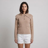 Sandro Women's Beige Knit 100% Wool Sweater Size 34 FR 6 UK 2 US SFPPU01166