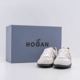 Hogan Women's Grey Suede Olympia-z Allacciato H Size 35 EU 2 UK 5 US