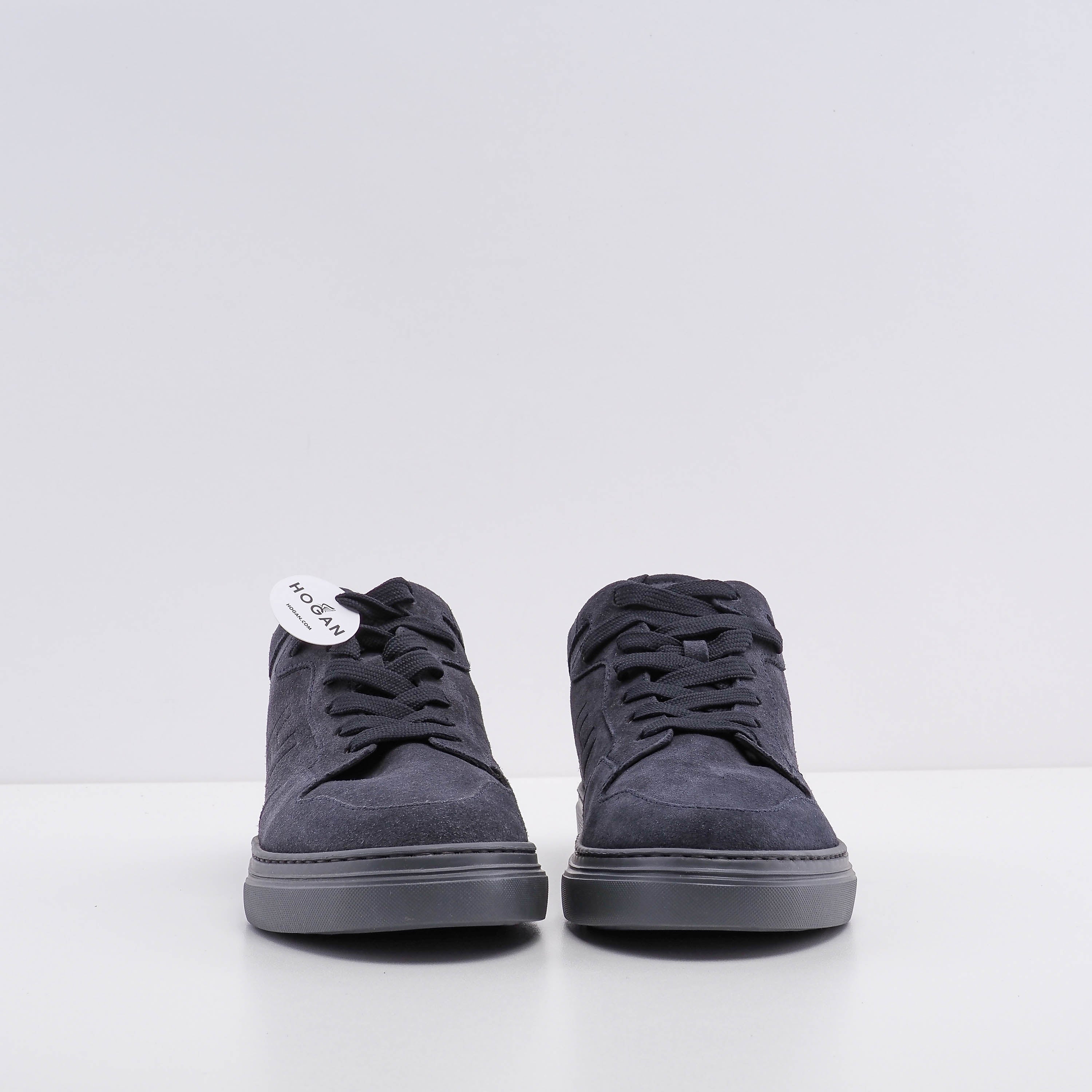 Hogan Men's Navy Suede H365 Modello Sneakers Size 39.5 EU 6 UK 7.5 US