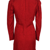 Sandro Women's Red Snake Print Short Dress Size 36 FR 8 UK 4 US SFPRO01940