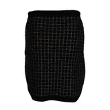 Sandro Women's Black Wool Blend Short Skirt Size 38 FR 10 UK 6 US SFPJU00994