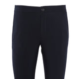 Sandro Men's Navy Elastic Waist Straight Trousers Size 36 FR 28 US SHPPA00609