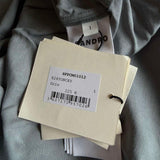 Sandro Women's Grey Rhinestones Linen Blend Shirt Size 36 FR 8 UK 4US SFPCM01012