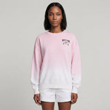 Sandro Paris Rosa besticktes Baumwoll-Sweatshirt für Damen, Größe 0 XS, SFPSW00275