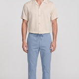 Sandro Paris Men's Blue Straight Leg Trousers Size 38 FR 30 US 28 UK SHPPA01116