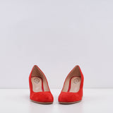 Tod's Women's Red Cuoio T70 72A Decollete Heels Size 35.5 EU 5.5 US 3.5 UK