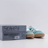Hogan Women's Green H357 Suede Retro Volley Sneakers Size 40 EU 7 UK 10 US
