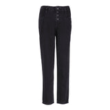 Maje Women's Black High Rise Buttoned Jeans Size 34 FR 6 UK 2 US MFPJE00229