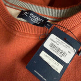 Hackett London Men's Orange 100% Cotton Crew Neck Sweater Size XXL HM702771