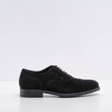 Tod's Men's Black Francesina Fondo Gomma RQ Lace Up Shoes Size 40 EU 6.5 UK 8 US
