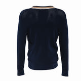 Sandro Paris Men's Navy Knitted V-Neck Cardigan Size M SHPTR00373