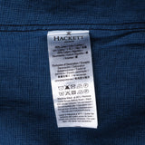 Hackett London Men's Blue Linen Blue Long Sleeve Shirt Size M HM309142