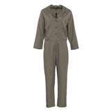 Maje Women's Khaki Virgin Wool Blend Jumpsuit Size 34 FR 6 UK 2 US MFPCO00243