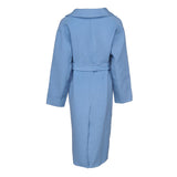 Maje Women's Light Blue Wool Blend Belted Coat Size 40 FR 12 UK 8 US MFPOU00935