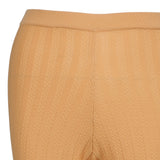 Sandro Women's Orange Knit Flared Trousers Size 34FR 6UK 2US SFPPA00876