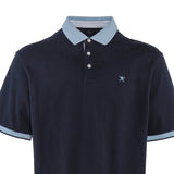 Hackett London Herren-Polo in Marineblau „ Bluse Hemdbluse “, Größe 2XL, HM562997