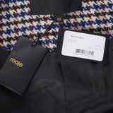 Maje Mehrfarbige Damenjacke aus Wollmischung, Größe 40, FR 12, UK 8, US MFPVE00422