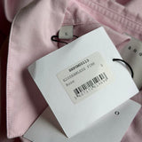 Sandro Men's Pink Long Sleeve Plain Shirt Size S SHPCM00113