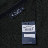 Hackett London Men's Dark Green 100% Wool Sweater Size 3XL HM702876 RRP: 180 EUR