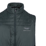 Hackett London x Aston Martin Men's Green Logo Moto Racer Gilet Size XL HM402789