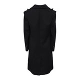 Sandro Women's Black With Brooch Wool Blend Coat Size 40 FR 12 UK 8US SFPOU00323