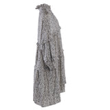 Sandro Paris Damenkleid in Elfenbein, Oversize, 100 % Seide, Größe 40 (FR 12, UK) SFPRO01645