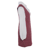 Maje Women's Multicolor Tweed Pinafore Dress Size 38 FR 10 UK 6 US MFPRO01521